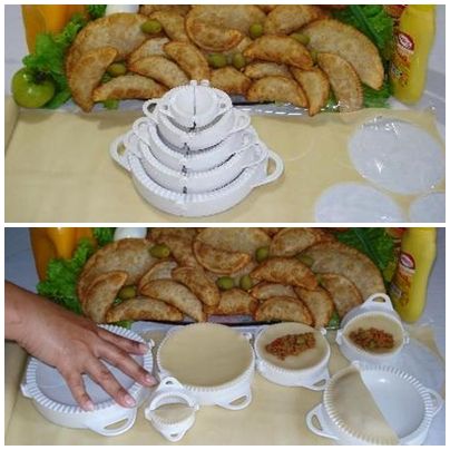 Forma de Fazer Pastel, Risoles , Ravióli e Fogaça